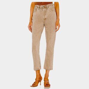 Citizens of Humanity Jolene Hi-Rise Vintage Slim Womens Jeans in Buff Sz 24 NWT
